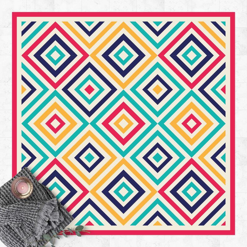Alfombras vinílicas - Geometry Square With Frame - Cuadrado 1:1 Dimensión LxA: 40cm x 40cm
Alfombras vinílicas - Geometry Square With Frame - Cuadrado 1:1 Dimensión LxA: 40cm x 40cm