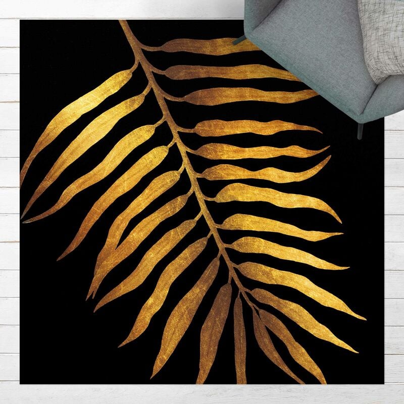 Alfombras vinílicas - Gold - Palm Leaf II On Black - Cuadrado 1:1 Dimensión LxA: 80cm x 80cm
Alfombras vinílicas - Gold - Palm Leaf II On Black - Cuadrado 1:1 Dimensión LxA: 80cm x 80cm