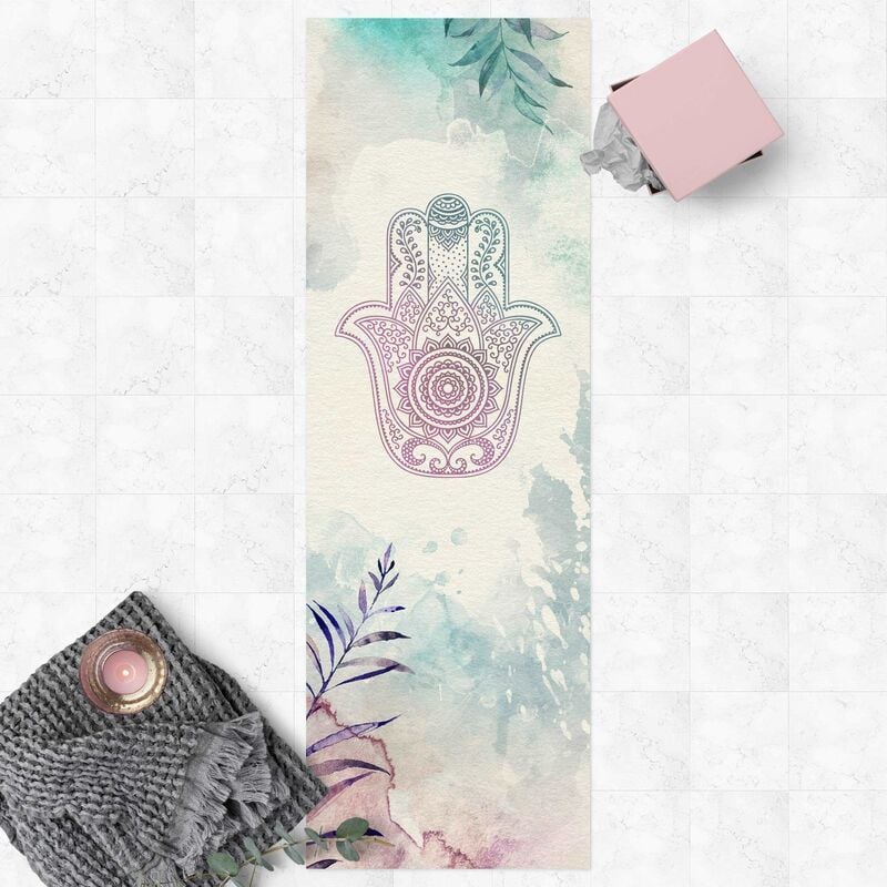 Alfombras vinílicas - Hand Of Fatima Watercolour - Panorámico Dimensión LxA: 180cm x 60cm
Alfombras vinílicas - Hand Of Fatima Watercolour - Panorámico Dimensión LxA: 180cm x 60cm