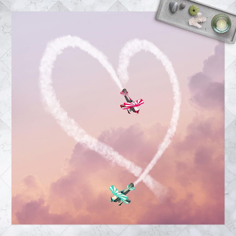 Bilderwelten - Alfombras vinílicas - Heart With Airplanes - Cuadrado 1:1 Dimensión LxA: 140cm x 140cm
Bilderwelten - Alfombras vinílicas - Heart With Airplanes - Cuadrado 1:1 Dimensión LxA: 140cm x 140cm