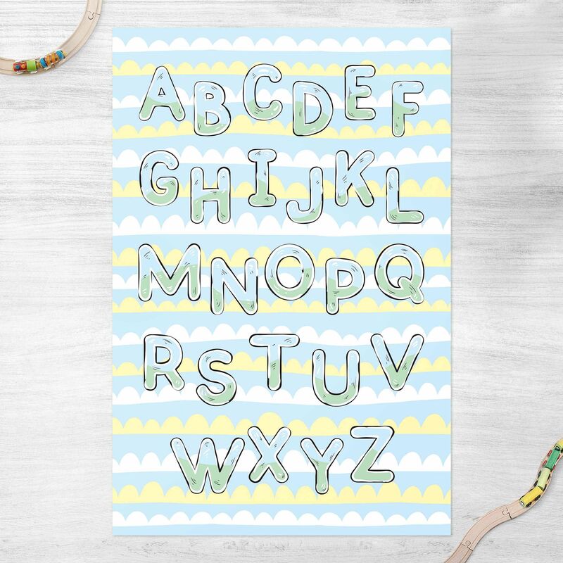 Alfombras vinílicas - I Am Learning The Alphabet From A To Z - Alto 3:2 Dimensión LxA: 150cm x 100cm
Alfombras vinílicas - I Am Learning The Alphabet From A To Z - Alto 3:2 Dimensión LxA: 150cm x 100cm