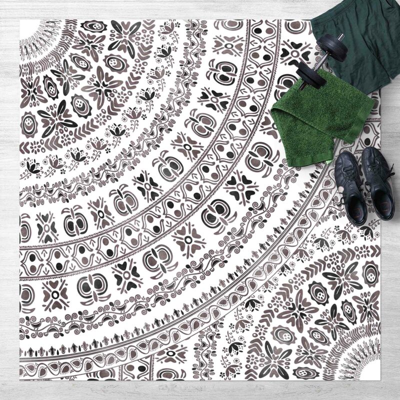 Bilderwelten - Alfombras vinílicas - Large Boho Mandala In Brown Black - Cuadrado 1:1 Dimensión LxA: 120cm x 120cm
Bilderwelten - Alfombras vinílicas - Large Boho Mandala In Brown Black - Cuadrado 1:1 Dimensión LxA: 120cm x 120cm