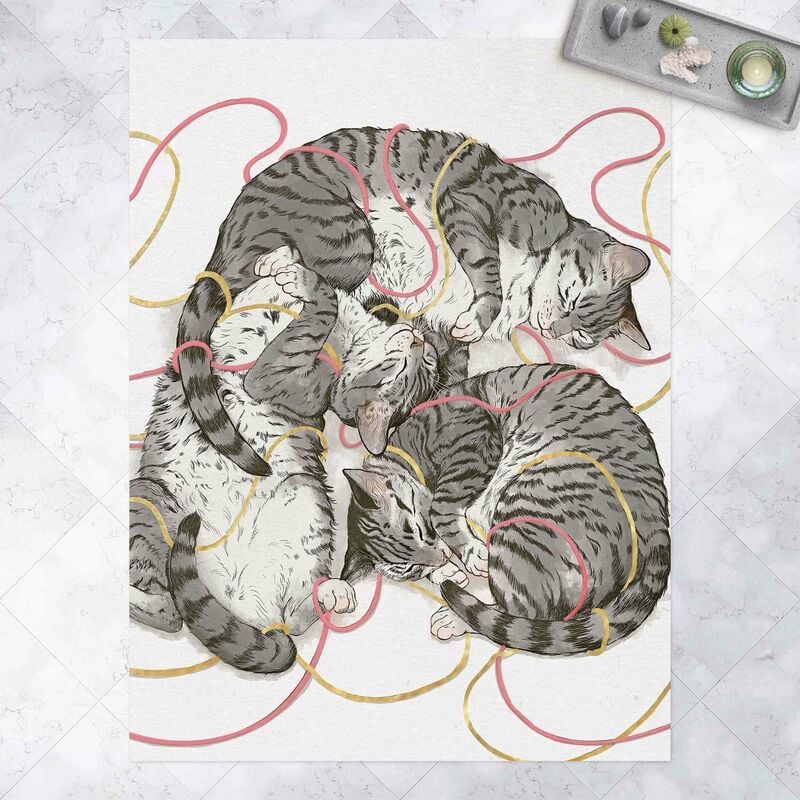 Alfombras vinílicas - Laura Graves - Illustration Grey Cat Painting - Alto 4:3 Dimensión LxA: 180cm x 135cm
Alfombras vinílicas - Laura Graves - Illustration Grey Cat Painting - Alto 4:3 Dimensión LxA: 180cm x 135cm