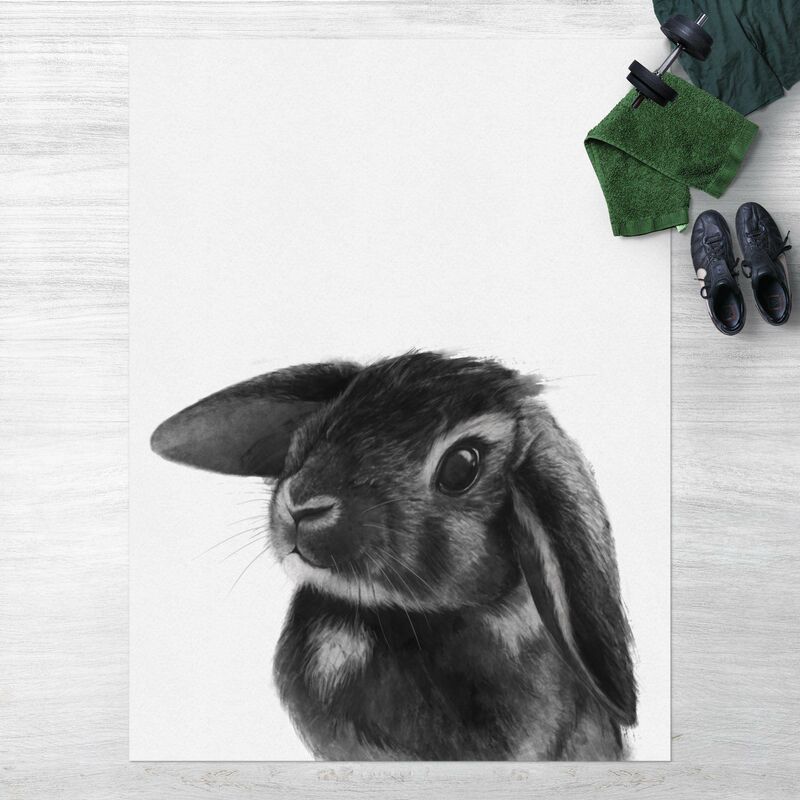 Alfombras vinílicas - Laura Graves - Illustration Rabbit Black And White Drawing - Alto 4:3 Dimensión LxA: 160cm x 120cm
Alfombras vinílicas - Laura Graves - Illustration Rabbit Black And White Drawing - Alto 4:3 Dimensión LxA: 160cm x 120cm