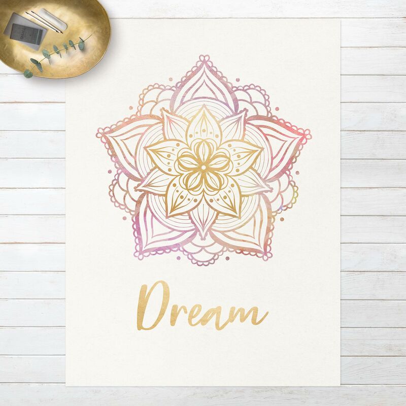 Alfombras vinílicas - Mandala Illustration Dream Gold Rose - Alto 4:3 Dimensión LxA: 140cm x 105cm
Alfombras vinílicas - Mandala Illustration Dream Gold Rose - Alto 4:3 Dimensión LxA: 140cm x 105cm