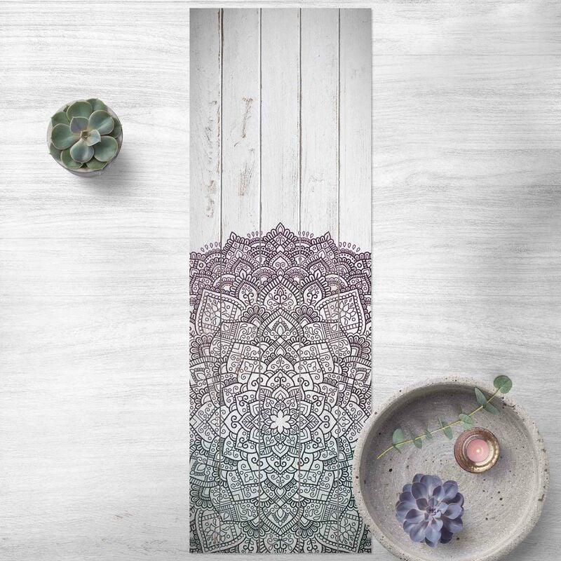 Bilderwelten - Alfombras vinílicas - Mandala Lotus Flower Wood Look White - Panorámico Dimensión LxA: 90cm x 30cm
Bilderwelten - Alfombras vinílicas - Mandala Lotus Flower Wood Look White - Panorámico Dimensión LxA: 90cm x 30cm