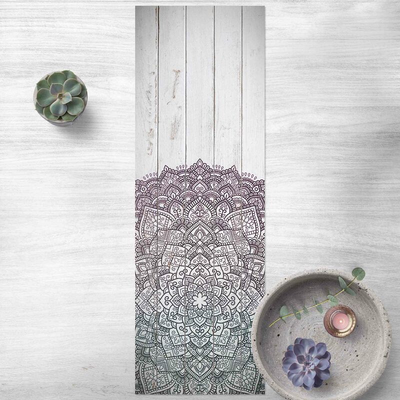 Alfombras vinílicas - Mandala Lotus Flower Wood Look White - Panorámico Dimensión LxA: 120cm x 40cm
Alfombras vinílicas - Mandala Lotus Flower Wood Look White - Panorámico Dimensión LxA: 120cm x 40cm