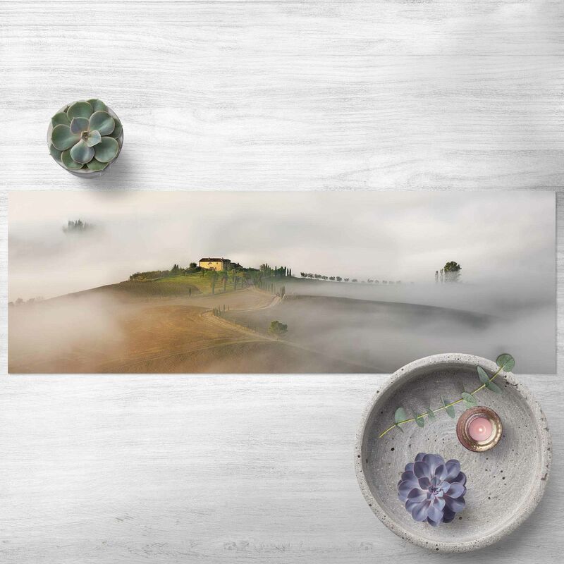 Alfombras vinílicas - Morning Fog In The Tuscany - Panorama Formato apaisado Dimensión LxA: 100cm x 300cm
Alfombras vinílicas - Morning Fog In The Tuscany - Panorama Formato apaisado Dimensión LxA: 100cm x 300cm