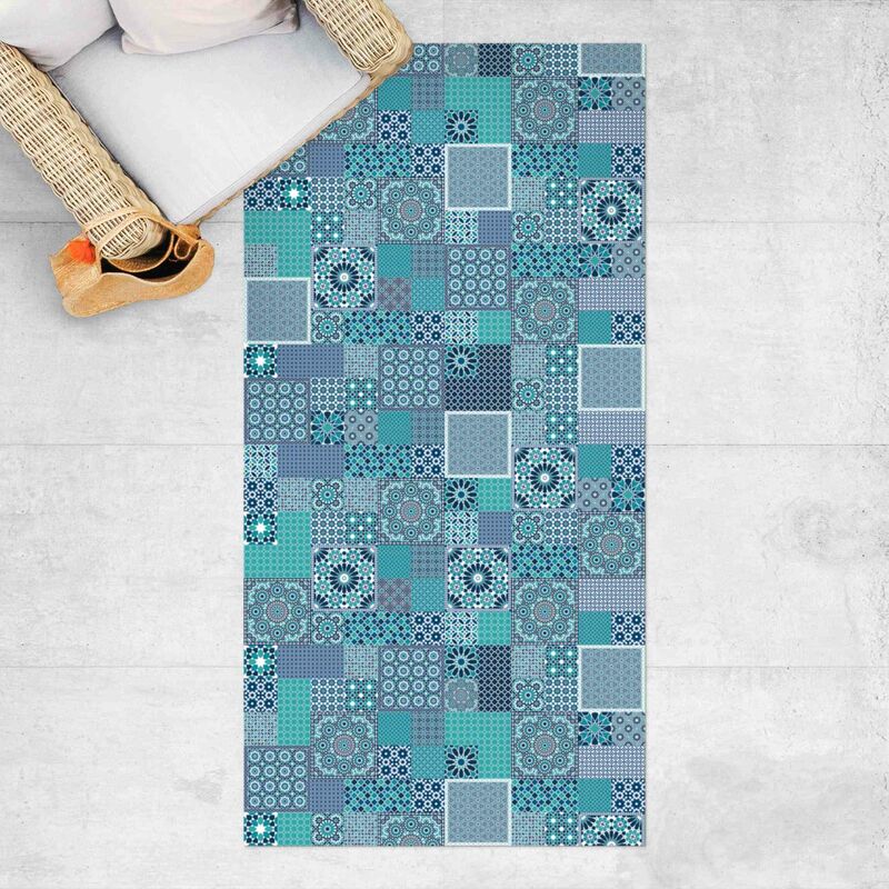 Alfombras vinílicas - Moroccan Mosaic Tiles Turquoise Blue - Alto 2:1 Dimensión LxA: 160cm x 80cm
Alfombras vinílicas - Moroccan Mosaic Tiles Turquoise Blue - Alto 2:1 Dimensión LxA: 160cm x 80cm