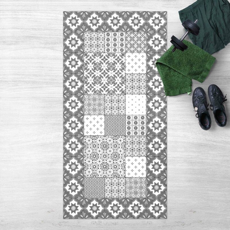 Bilderwelten - Alfombras vinílicas - Moroccan Tiles Combination Marrakech With Tile Frame - Alto 2:1 Dimensión LxA: 220cm x 110cm
Bilderwelten - Alfombras vinílicas - Moroccan Tiles Combination Marrakech With Tile Frame - Alto 2:1 Dimensión LxA: 220cm x 110cm