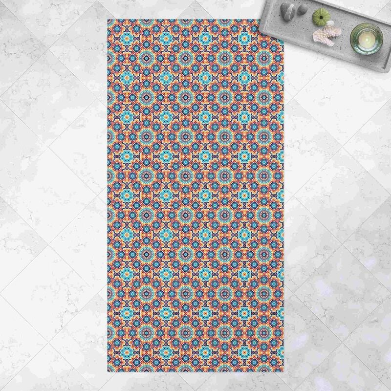 Alfombras vinílicas - Oriental Patterns With Colourful Flowers - Alto 2:1 Dimensión LxA: 100cm x 50cm
Alfombras vinílicas - Oriental Patterns With Colourful Flowers - Alto 2:1 Dimensión LxA: 100cm x 50cm