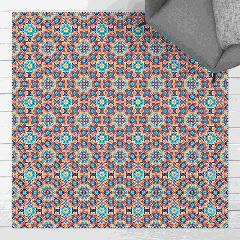 Alfombras vinílicas - Oriental Patterns With Colourful Flowers - Cuadrado 1:1 Dimensión LxA: 140cm x 140cm
Alfombras vinílicas - Oriental Patterns With Colourful Flowers - Cuadrado 1:1 Dimensión LxA: 140cm x 140cm
