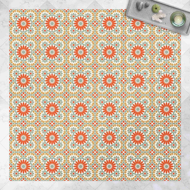 Alfombras vinílicas - Oriental Patterns With Colourful Tiles - Cuadrado 1:1 Dimensión LxA: 100cm x 100cm
Alfombras vinílicas - Oriental Patterns With Colourful Tiles - Cuadrado 1:1 Dimensión LxA: 100cm x 100cm