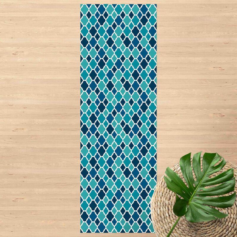 Alfombras vinílicas - Oriental Patterns With Turquoise Ornaments - Panorámico Dimensión LxA: 150cm x 50cm
Alfombras vinílicas - Oriental Patterns With Turquoise Ornaments - Panorámico Dimensión LxA: 150cm x 50cm