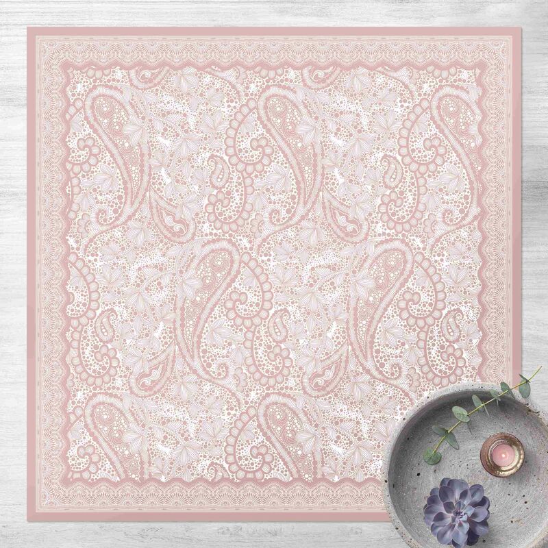 Alfombras vinílicas - Paisley Foam In Pastel Colours With Border - Cuadrado 1:1 Dimensión LxA: 100cm x 100cm
Alfombras vinílicas - Paisley Foam In Pastel Colours With Border - Cuadrado 1:1 Dimensión LxA: 100cm x 100cm