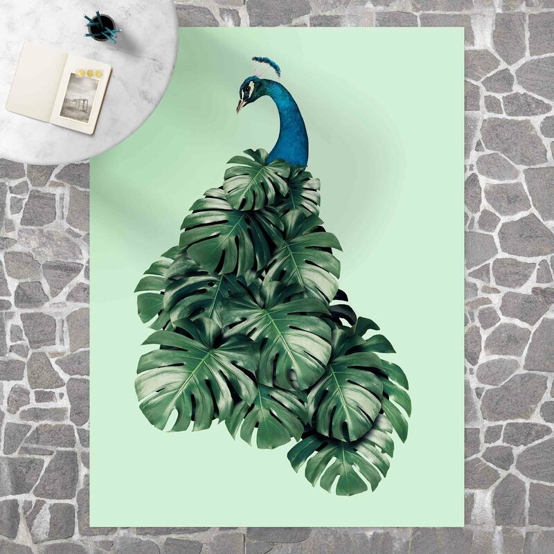 Alfombras vinílicas - Peacock With Monstera Leaves - Alto 4:3 Dimensión LxA: 100cm x 75cm
Alfombras vinílicas - Peacock With Monstera Leaves - Alto 4:3 Dimensión LxA: 100cm x 75cm