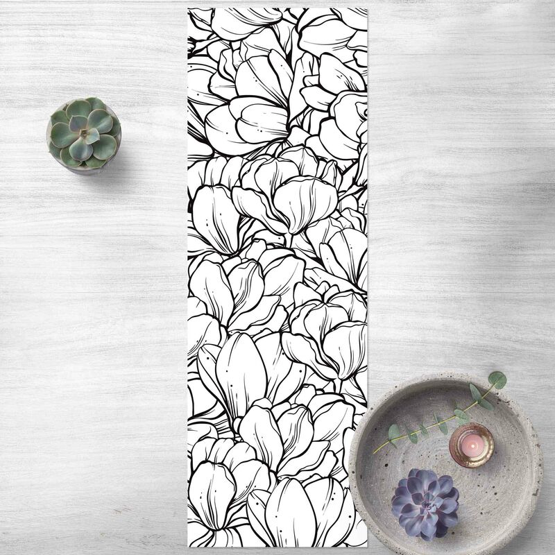 Alfombras vinílicas - Sea Of Magnolia Blossoms Black And White - Panorámico Dimensión LxA: 120cm x 40cm
Alfombras vinílicas - Sea Of Magnolia Blossoms Black And White - Panorámico Dimensión LxA: 120cm x 40cm