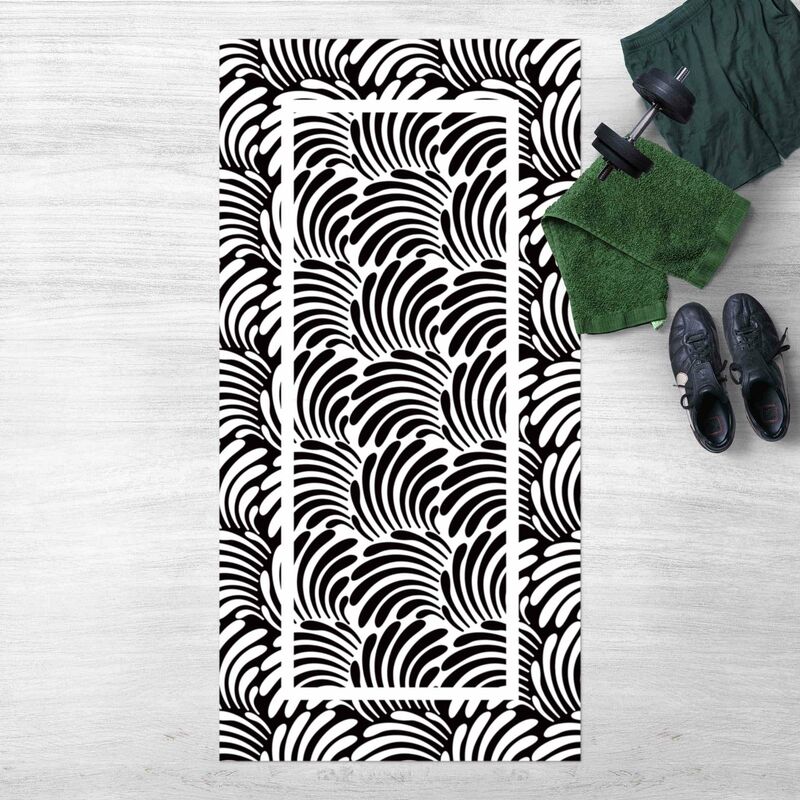 Bilderwelten - Alfombras vinílicas - Square Leaf Ornament Black And White With Frame - Alto 2:1 Dimensión LxA: 220cm x 110cm
Bilderwelten - Alfombras vinílicas - Square Leaf Ornament Black And White With Frame - Alto 2:1 Dimensión LxA: 220cm x 110cm