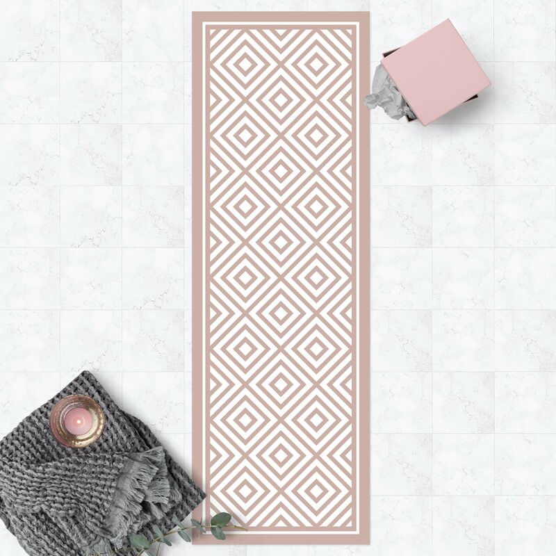Alfombras vinílicas - Square Tiles With Borders - Panorámico Dimensión LxA: 120cm x 40cm
Alfombras vinílicas - Square Tiles With Borders - Panorámico Dimensión LxA: 120cm x 40cm