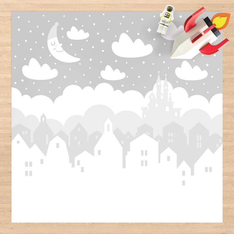 Alfombras vinílicas - Starry Sky With Houses And Moon In Grey - Cuadrado 1:1 Dimensión LxA: 100cm x 100cm
Alfombras vinílicas - Starry Sky With Houses And Moon In Grey - Cuadrado 1:1 Dimensión LxA: 100cm x 100cm