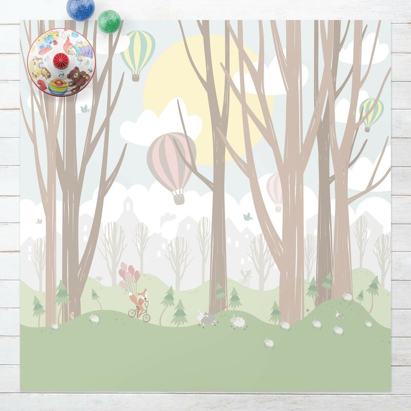 Alfombras vinílicas - Sun With Trees And Hot-Air Balloon - Cuadrado 1:1 Dimensión LxA: 80cm x 80cm
Alfombras vinílicas - Sun With Trees And Hot-Air Balloon - Cuadrado 1:1 Dimensión LxA: 80cm x 80cm