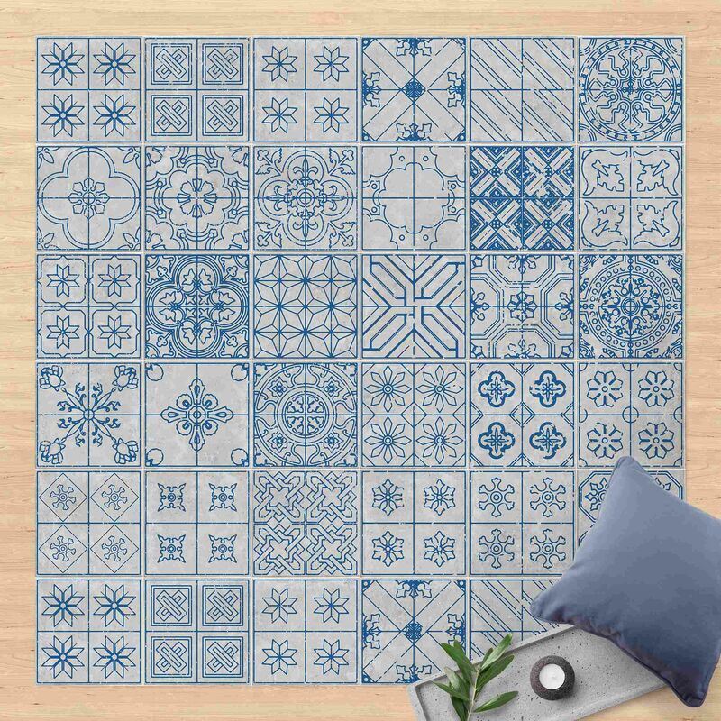 Bilderwelten - Alfombras vinílicas - Tile Pattern Coimbra Blue - Cuadrado 1:1 Dimensión LxA: 120cm x 120cm
Bilderwelten - Alfombras vinílicas - Tile Pattern Coimbra Blue - Cuadrado 1:1 Dimensión LxA: 120cm x 120cm