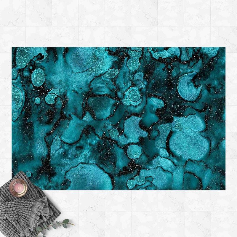 Alfombras vinílicas - Turquoise Drop With Glitter - Apaisado 2:3 Dimensión LxA: 100cm x 150cm
Alfombras vinílicas - Turquoise Drop With Glitter - Apaisado 2:3 Dimensión LxA: 100cm x 150cm