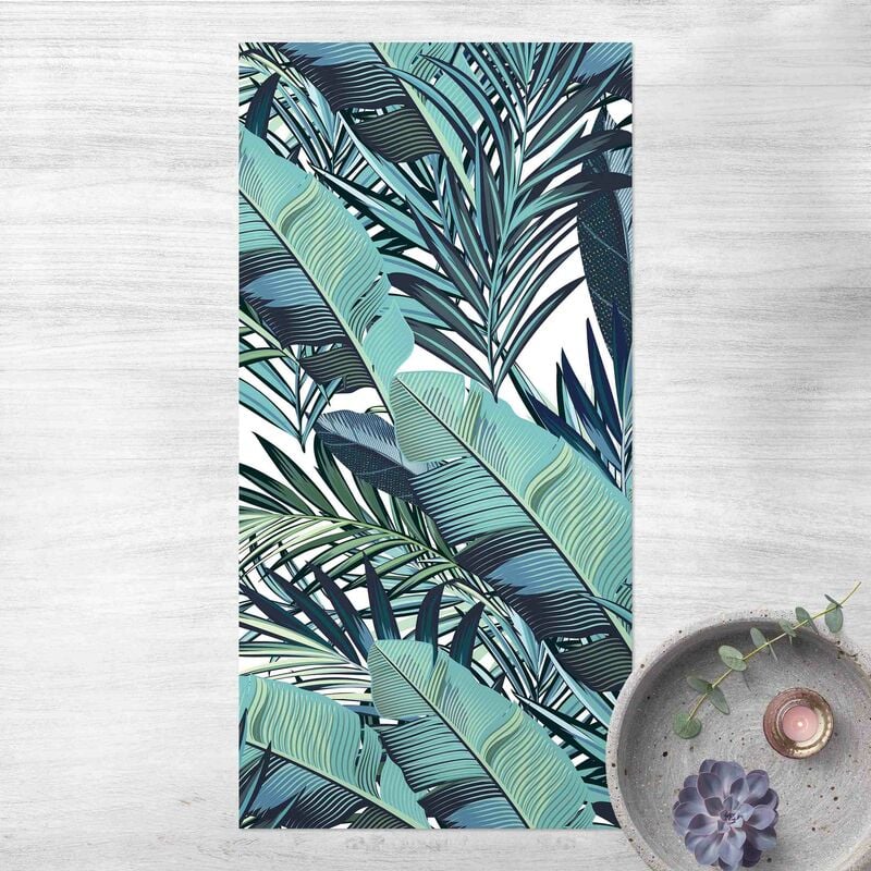 Alfombras vinílicas - Turquoise Leaves Jungle Pattern - Alto 2:1 Dimensión LxA: 120cm x 60cm
Alfombras vinílicas - Turquoise Leaves Jungle Pattern - Alto 2:1 Dimensión LxA: 120cm x 60cm