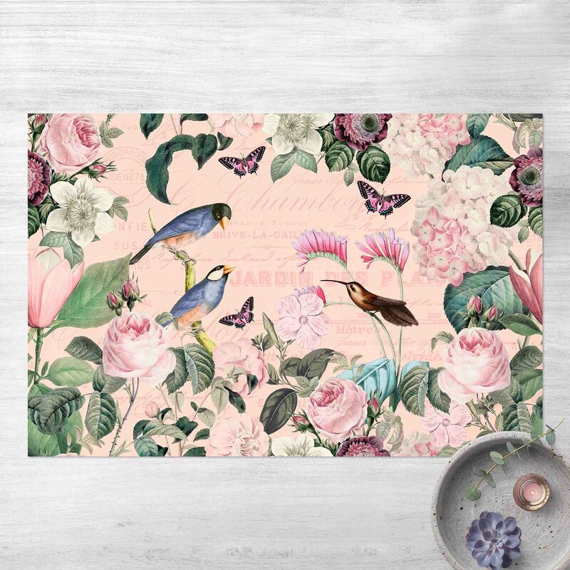 Alfombras vinílicas - Vintage Collage - Roses And Birds - Apaisado 2:3 Dimensión LxA: 60cm x 90cm
Alfombras vinílicas - Vintage Collage - Roses And Birds - Apaisado 2:3 Dimensión LxA: 60cm x 90cm