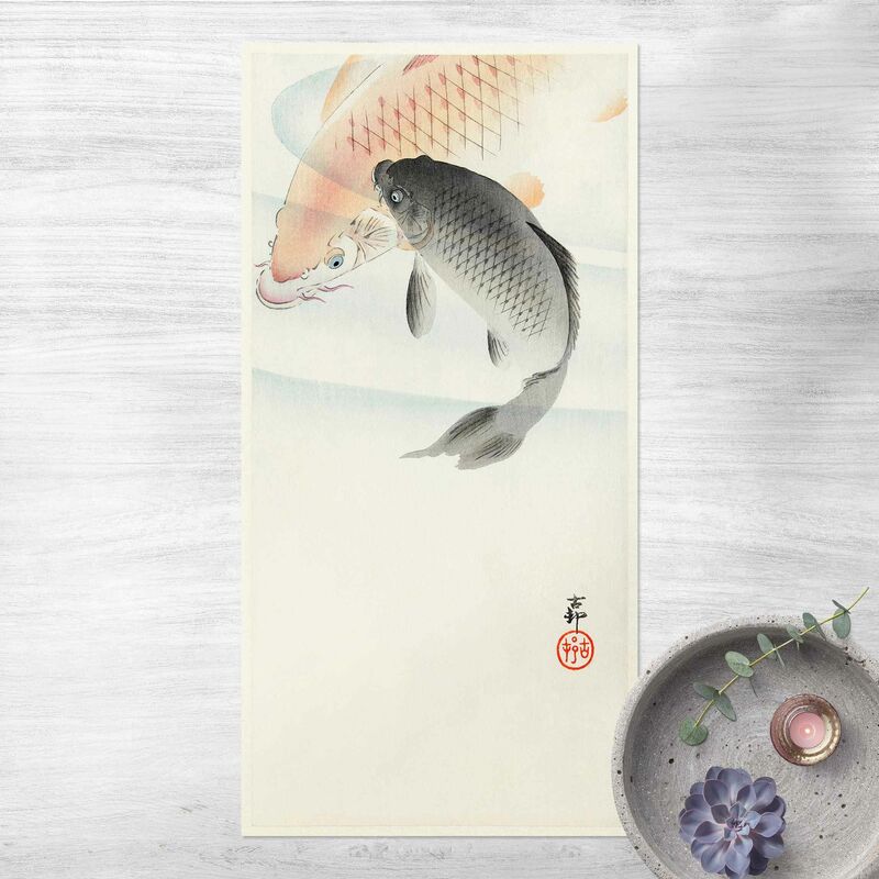 Alfombras vinílicas - Vintage Illustration Asian Fish l - Alto 2:1 Dimensión LxA: 140cm x 70cm
Alfombras vinílicas - Vintage Illustration Asian Fish l - Alto 2:1 Dimensión LxA: 140cm x 70cm
