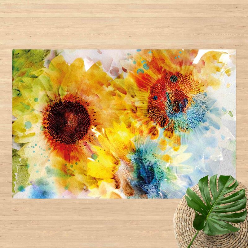 Alfombras vinílicas - Watercolor Sunflower - Apaisado 2:3 Dimensión LxA: 80cm x 120cm
Alfombras vinílicas - Watercolor Sunflower - Apaisado 2:3 Dimensión LxA: 80cm x 120cm