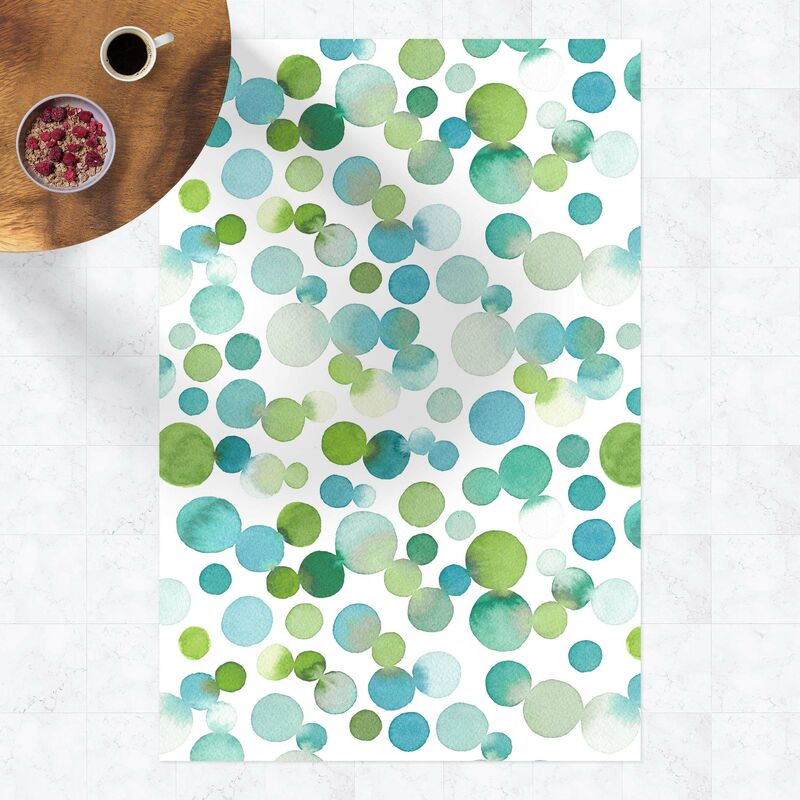 Alfombras vinílicas - Watercolour Dots Confetti In Bluish Green - Alto 3:2 Dimensión LxA: 150cm x 100cm
Alfombras vinílicas - Watercolour Dots Confetti In Bluish Green - Alto 3:2 Dimensión LxA: 150cm x 100cm