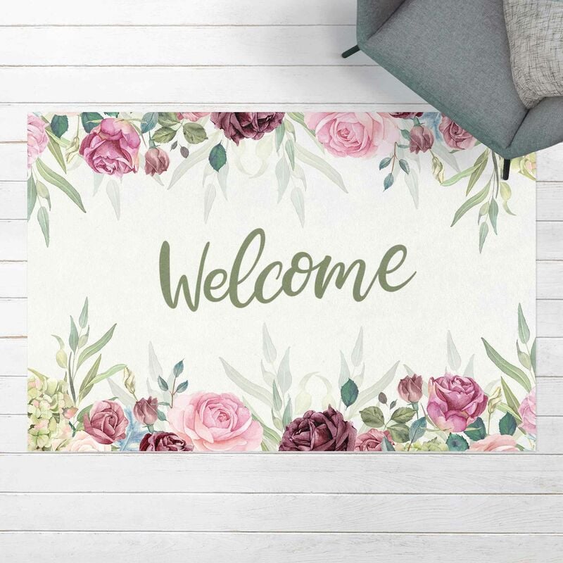 Alfombras vinílicas - Welcome Floral Watercolours - Apaisado 2:3 Dimensión LxA: 140cm x 210cm
Alfombras vinílicas - Welcome Floral Watercolours - Apaisado 2:3 Dimensión LxA: 140cm x 210cm