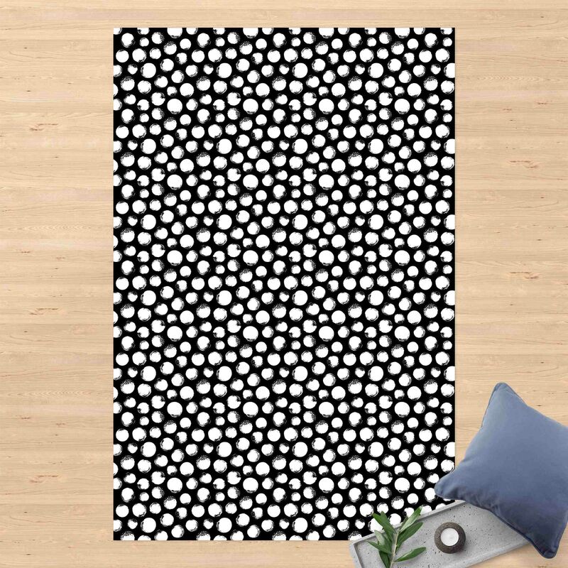 Alfombras vinílicas - White Ink Polka Dots On Black - Alto 3:2 Dimensión LxA: 210cm x 140cm
Alfombras vinílicas - White Ink Polka Dots On Black - Alto 3:2 Dimensión LxA: 210cm x 140cm