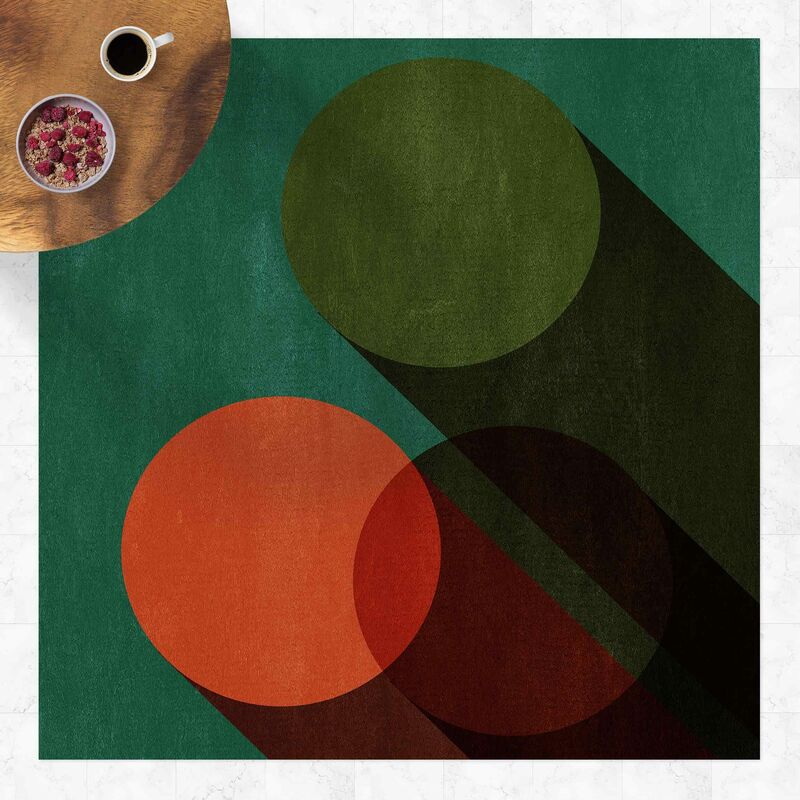 Bilderwelten - Alfombras vinílicas - Abstract Shapes - Circles In Green And Red - Cuadrado 1:1 Dimensión LxA: 40cm x 40cm
Bilderwelten - Alfombras vinílicas - Abstract Shapes - Circles In Green And Red - Cuadrado 1:1 Dimensión LxA: 40cm x 40cm