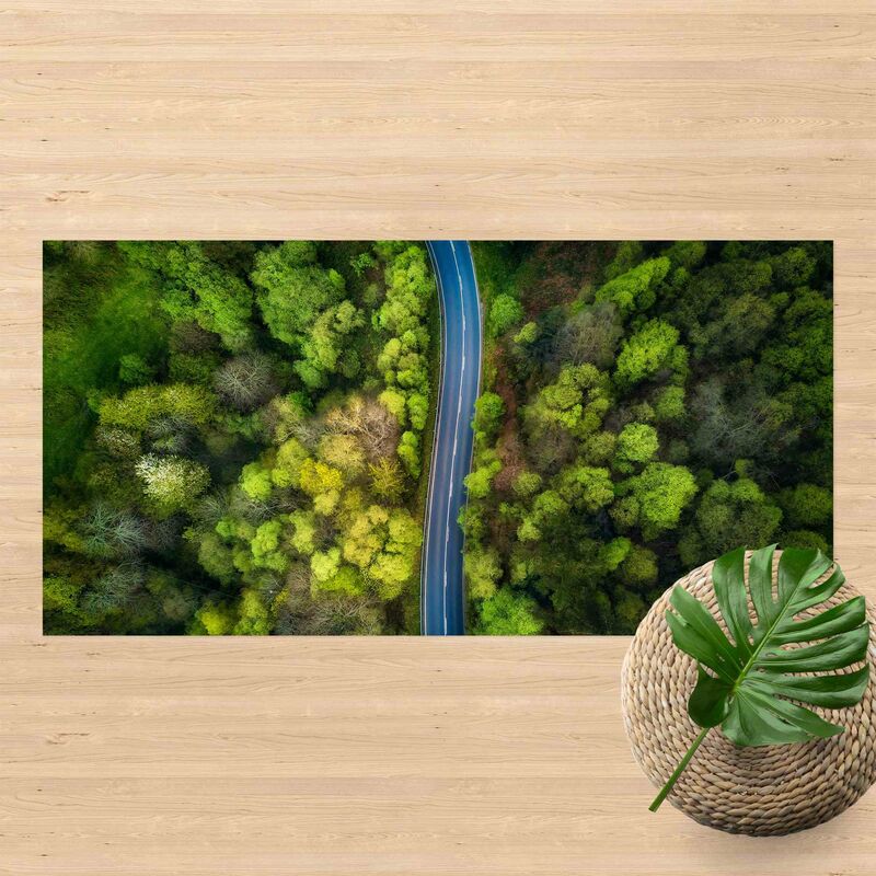 Bilderwelten - Alfombras vinílicas - Aerial Image - Paved Road In the Forest - Apaisado 1:2 Dimensión LxA: 140cm x 280cm
Bilderwelten - Alfombras vinílicas - Aerial Image - Paved Road In the Forest - Apaisado 1:2 Dimensión LxA: 140cm x 280cm
