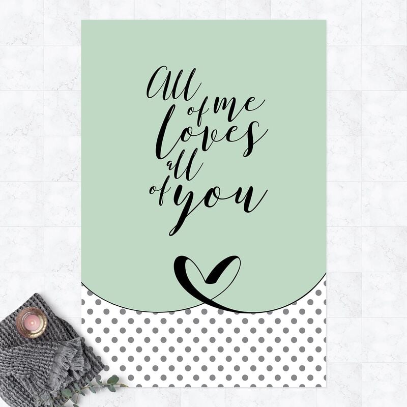 Alfombras vinílicas - All Of Me Loves All Of You Heart Ribbon - Alto 3:2 Dimensión LxA: 180cm x 120cm
Alfombras vinílicas - All Of Me Loves All Of You Heart Ribbon - Alto 3:2 Dimensión LxA: 180cm x 120cm