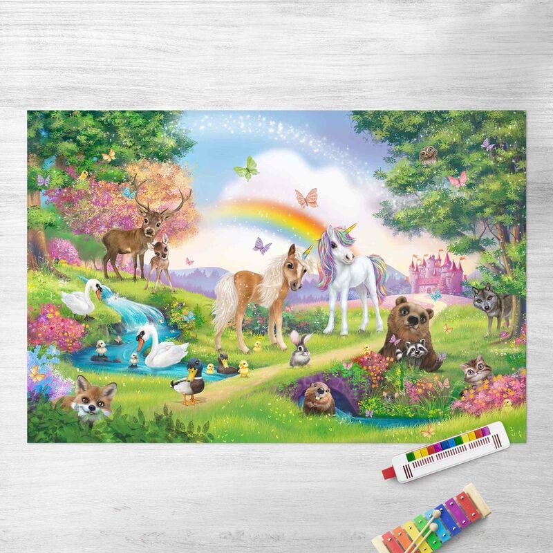 Bilderwelten - Alfombras vinílicas - Animal Club International - Magical Forest With Unicorn - Apaisado 2:3 Dimensión LxA: 100cm x 150cm
Bilderwelten - Alfombras vinílicas - Animal Club International - Magical Forest With Unicorn - Apaisado 2:3 Dimensión LxA: 100cm x 150cm