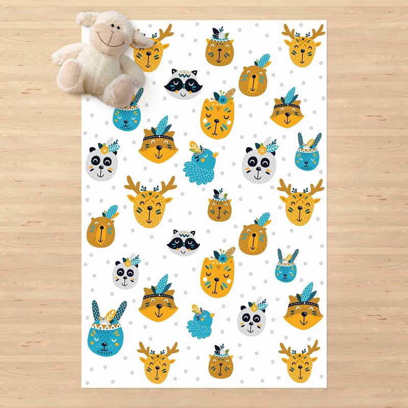 Alfombras vinílicas - Animal Friends With Small Feathered Headdresses - Alto 3:2 Dimensión LxA: 60cm x 40cm
Alfombras vinílicas - Animal Friends With Small Feathered Headdresses - Alto 3:2 Dimensión LxA: 60cm x 40cm