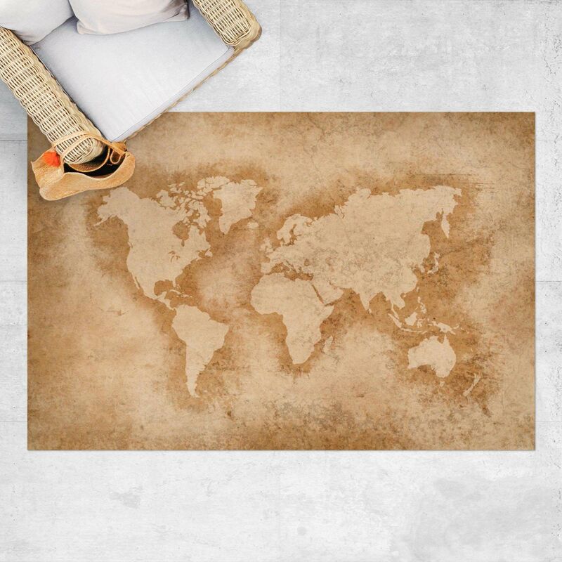 Alfombras vinílicas - Antique World Map - Apaisado 2:3 Dimensión LxA: 100cm x 150cm
Alfombras vinílicas - Antique World Map - Apaisado 2:3 Dimensión LxA: 100cm x 150cm
