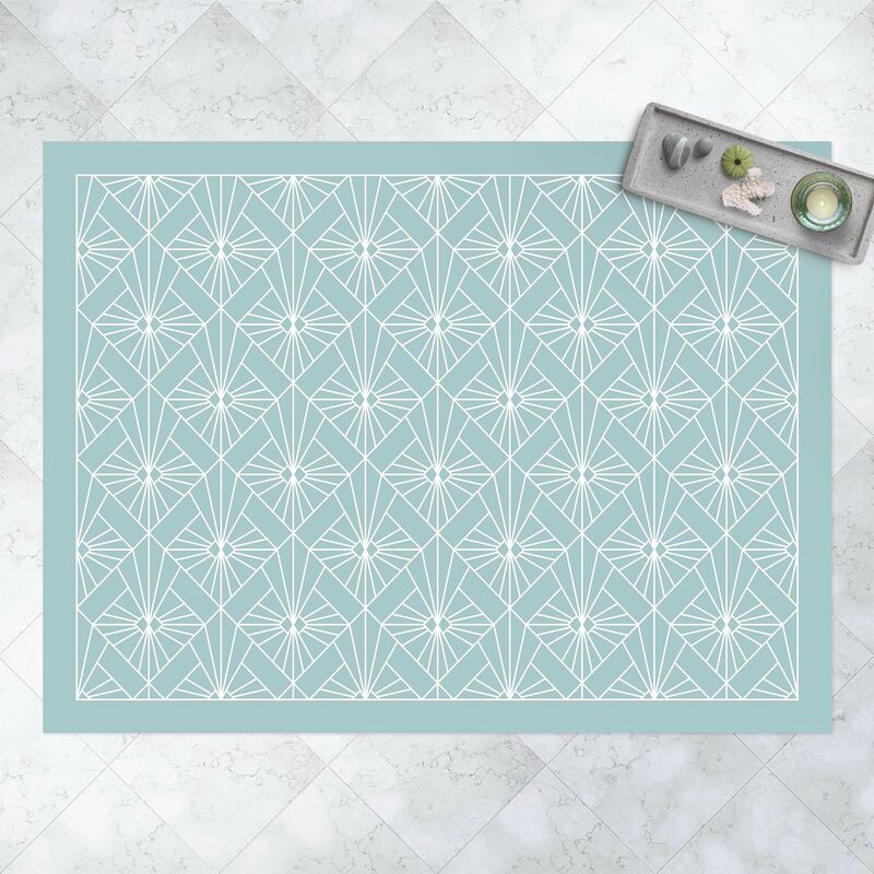 Alfombras vinílicas - Art Deco Beam Pattern With Frame - Apaisado 3:4 Dimensión LxA: 45cm x 60cm
Alfombras vinílicas - Art Deco Beam Pattern With Frame - Apaisado 3:4 Dimensión LxA: 45cm x 60cm