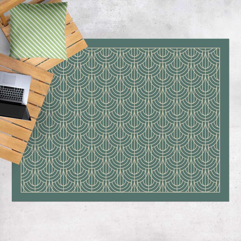 Alfombras vinílicas - Art Deco Drape Pattern With Frame - Apaisado 3:4 Dimensión LxA: 105cm x 140cm
Alfombras vinílicas - Art Deco Drape Pattern With Frame - Apaisado 3:4 Dimensión LxA: 105cm x 140cm