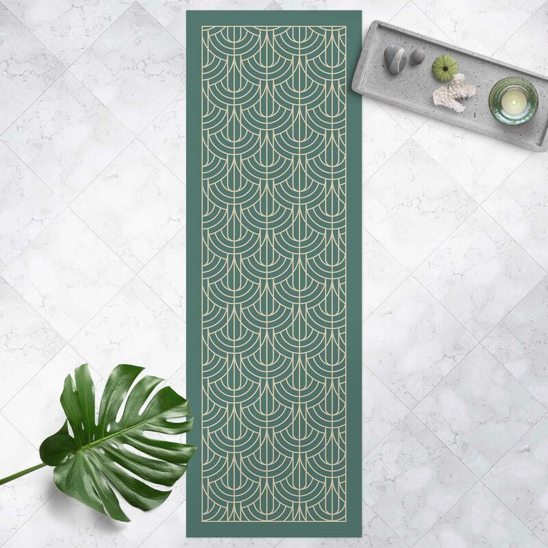 Alfombras vinílicas - Art Deco Drape Pattern With Frame - Panorámico Dimensión LxA: 150cm x 50cm
Alfombras vinílicas - Art Deco Drape Pattern With Frame - Panorámico Dimensión LxA: 150cm x 50cm
