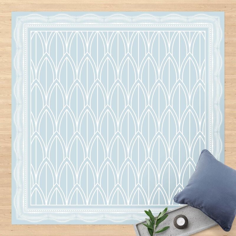 Alfombras vinílicas - Art Deco Feather Pattern With Border - Cuadrado 1:1 Dimensión LxA: 60cm x 60cm
Alfombras vinílicas - Art Deco Feather Pattern With Border - Cuadrado 1:1 Dimensión LxA: 60cm x 60cm