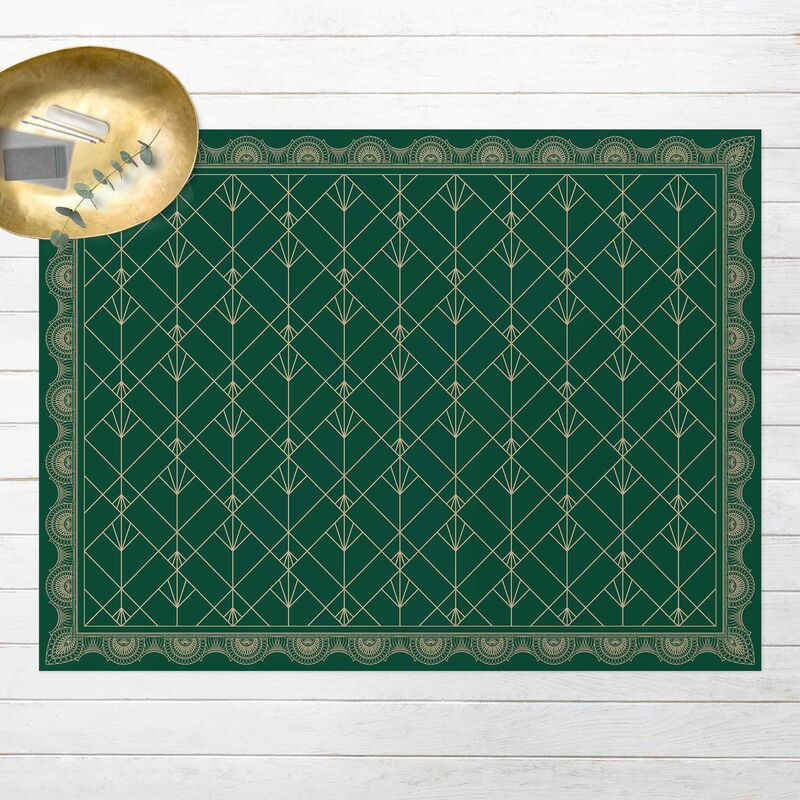 Alfombras vinílicas - Art Deco Palm With Border - Apaisado 3:4 Dimensión LxA: 60cm x 80cm
Alfombras vinílicas - Art Deco Palm With Border - Apaisado 3:4 Dimensión LxA: 60cm x 80cm