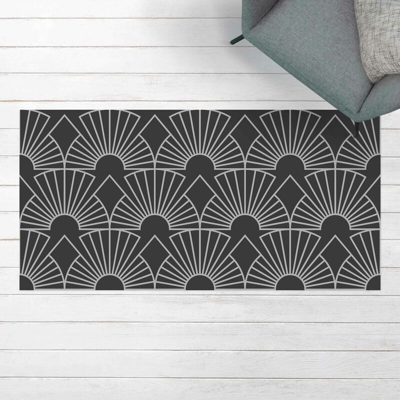 Alfombras vinílicas - Art Deco Radial Arches Line Pattern - Apaisado 1:2 Dimensión LxA: 50cm x 100cm
Alfombras vinílicas - Art Deco Radial Arches Line Pattern - Apaisado 1:2 Dimensión LxA: 50cm x 100cm
