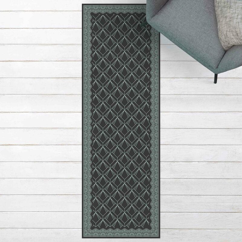 Alfombras vinílicas - Art Deco Rhombic Pattern With Border - Panorámico Dimensión LxA: 180cm x 60cm
Alfombras vinílicas - Art Deco Rhombic Pattern With Border - Panorámico Dimensión LxA: 180cm x 60cm