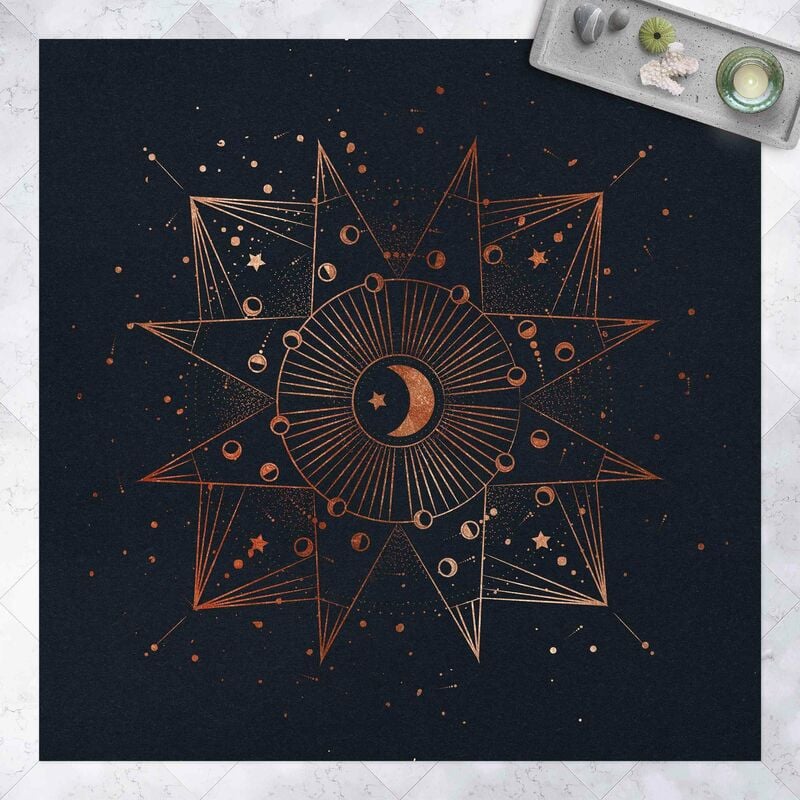 Alfombras vinílicas - Astrology Moon Magic Blue Gold - Cuadrado 1:1 Dimensión LxA: 60cm x 60cm
Alfombras vinílicas - Astrology Moon Magic Blue Gold - Cuadrado 1:1 Dimensión LxA: 60cm x 60cm