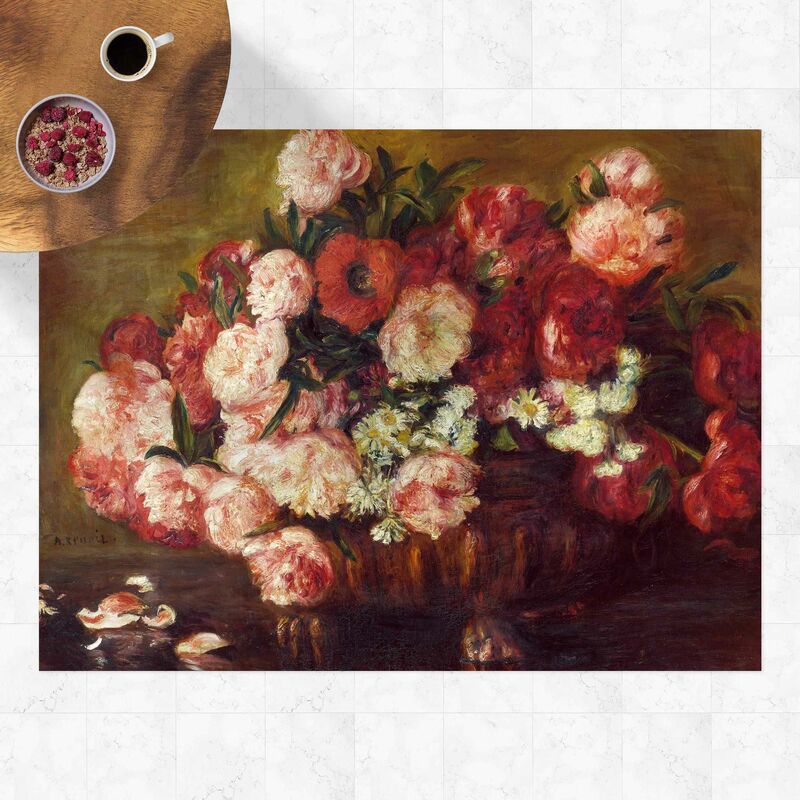 Alfombras vinílicas - Auguste Renoir - Still Life With Peonies - Apaisado 3:4 Dimensión LxA: 90cm x 120cm
Alfombras vinílicas - Auguste Renoir - Still Life With Peonies - Apaisado 3:4 Dimensión LxA: 90cm x 120cm