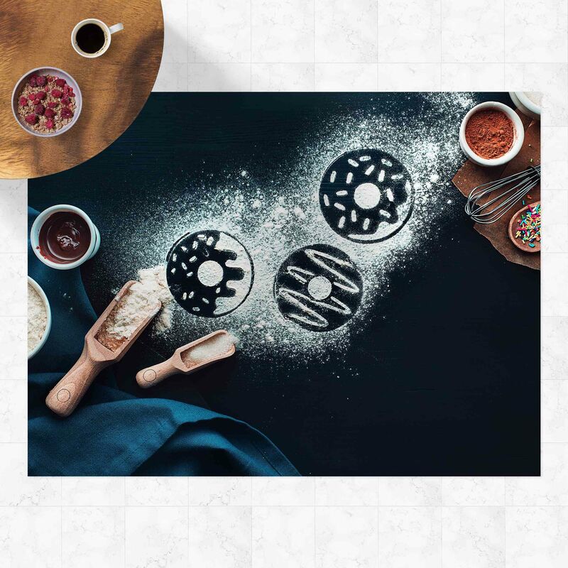 Alfombras vinílicas - Baking Recipe Donuts - Apaisado 3:4 Dimensión LxA: 105cm x 140cm
Alfombras vinílicas - Baking Recipe Donuts - Apaisado 3:4 Dimensión LxA: 105cm x 140cm